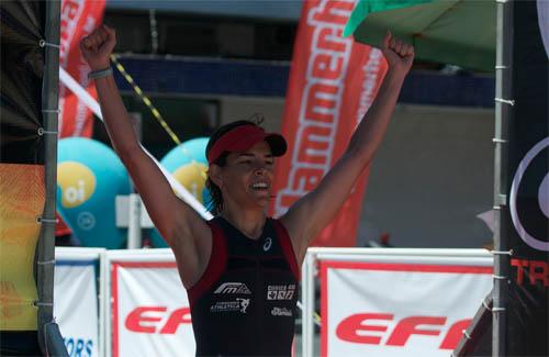 A edição de verão do GPI de Triathlon, realizada no final de outubro de 2010, em Balneário Camboriu, marcou o retorno de Ana Lídia Borba às competições, com um 5º lugar que a levou ao pódio depois de 11 meses se recuperando de um atropelamento / Foto: W. Wasilewski