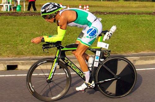 Juraci Moreira no Ironman / Foto: Talita Saab