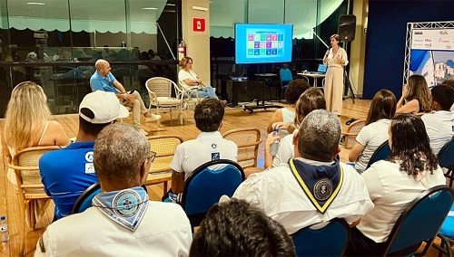 Palestra no YCB/ Foto: YCB ESPORTES/Divulgação