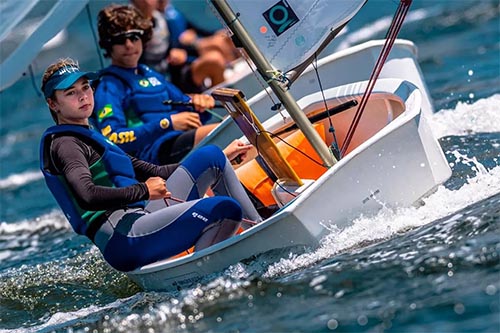 Vela brasileira disputa último dia do Sul-Americano de Optimist com chances de pódio  / Foto: Divulgação