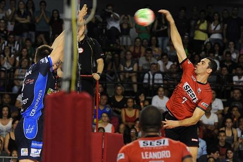 Sesi-SP e Vôlei Ribeirão jogam no Sesi Santo André, a partir das 19h / Foto: Rosana Naggar/FPV