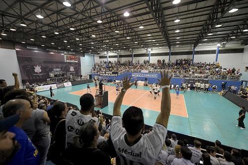 Ginásio da Ponte Grande será um caldeirão no segundo e decisivo jogo entre Corinthians-Guarulhos e EMS Taubaté/Funvic / Foto: Nícolas Ornellas/Corinthians-Guarulhos