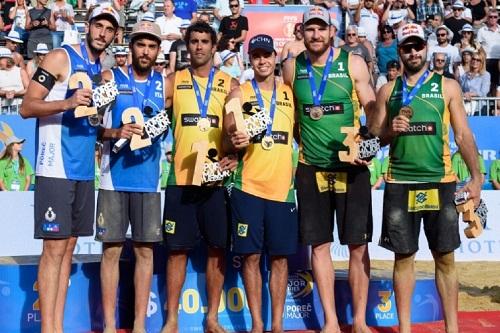 Ouro e Bronze / Foto: Divulgação/FIVB