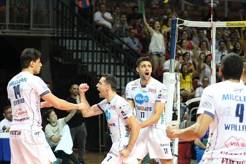 EMS Taubaté Funvic recebe o COPEL TELECOM Maringá (PR) neste sábado pela segunda rodada da Superliga Masculina de Vôlei / Foto: Rafinha Oliveira/EMS Taubaté Funvic