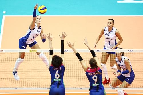 Equipe carioca fez 3 sets a 1 no Hisamitsu Springs, do Japão, e já se prepara para o confronto com o campeão europeu / Foto: Divulgação FIVB