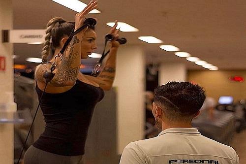 Thaisa treinando para voltar em 2018 / Foto: Arquivo pessoal