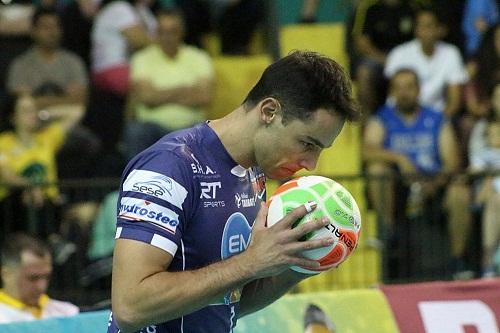 Rapha disputará seu 250º jogo na Superliga masculina de vôlei / Foto: Divulgação/EMS Funvic Taubaté