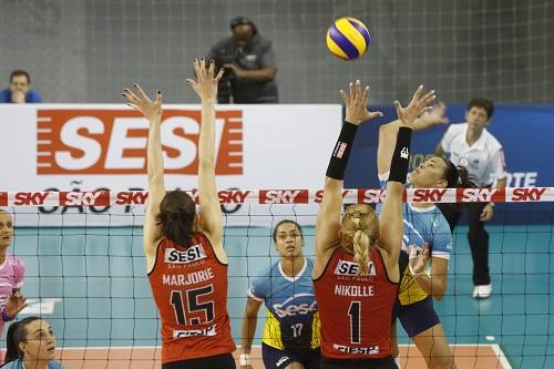 As meninas vão até o Distrito Federal e enfrentam o Brasília às 18h, enquanto os meninos desembarcam em Ponta Grossa para encarar o Caramuru Vôlei no mesmo horário / Foto: Helcio Nagamine/Fiesp