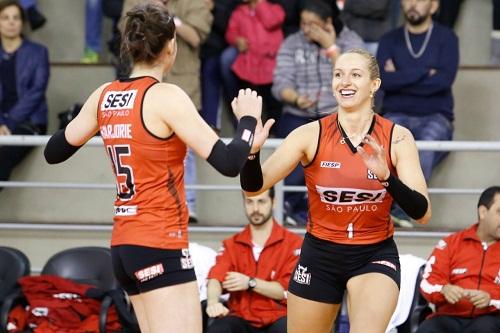 Meninas enfrentam Pinheiros nesta sexta-feira (24) em busca da primeira vitória, e time masculino joga com o Corinthians/Guarulhos no sábado (25) / Foto: Divulgação Sesi-SP