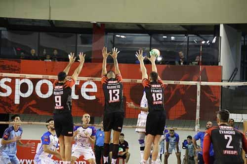  Vôlei masculino do Sesi-SP garante mais um triunfo no Paulista 2018 / Foto: Karen Griz/Sesi-SP