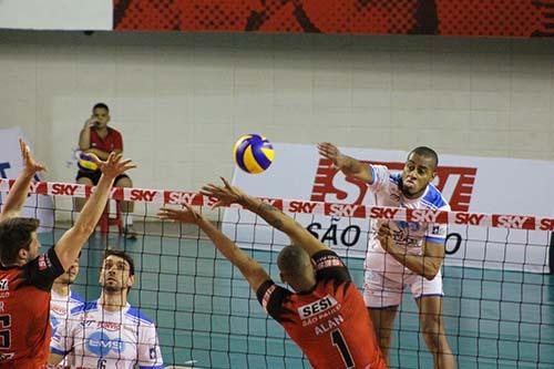 EMS Taubaté Funvic vence o SESI pela Superliga Cimed    / Foto: Rafinha Oliveira/EMS Taubaté Funvic